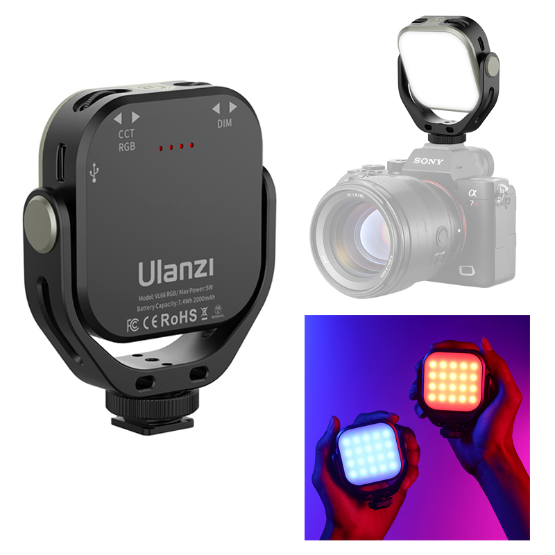 Ulanzi VL66 RGB Multi Color LED Video Light