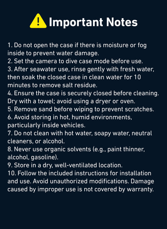 Telesin Duik Case voor Insta360 X4 Transparant - GoPro Onderwater-accessoires