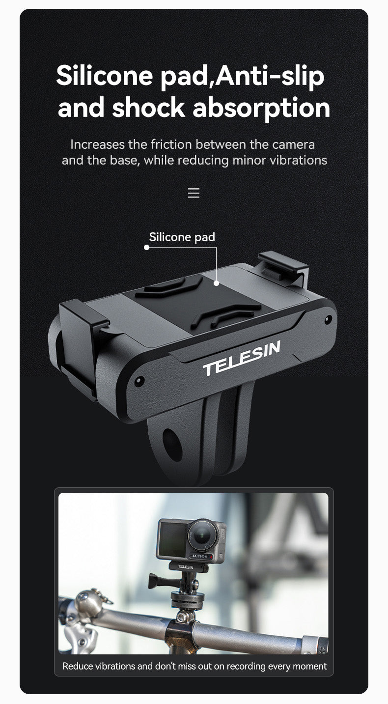 Telesin Magnetic Dual Claw Mount - DJI Osmo Action 3/4/5
