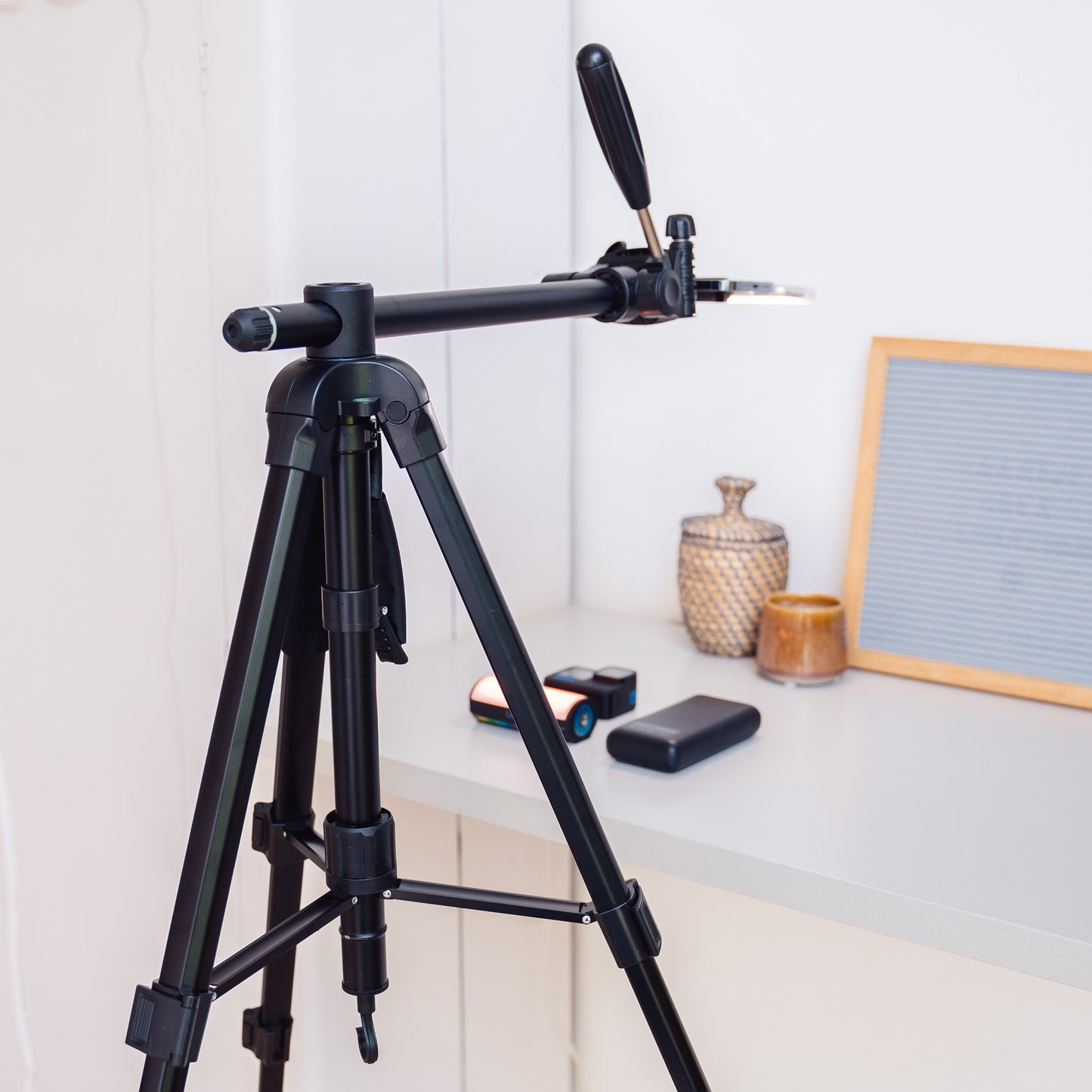 MOJOGEAR 167cm 3-in-1 statief: driepoot, monopod & horizontale arm