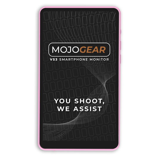 MOJOGEAR VS3 Selfie Vlog Monitor draadloos + bedraad - Roze - Overige producten