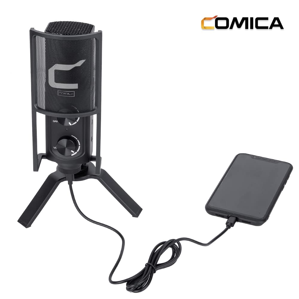 Comica STM-USB microphone for streaming, studio and podcast