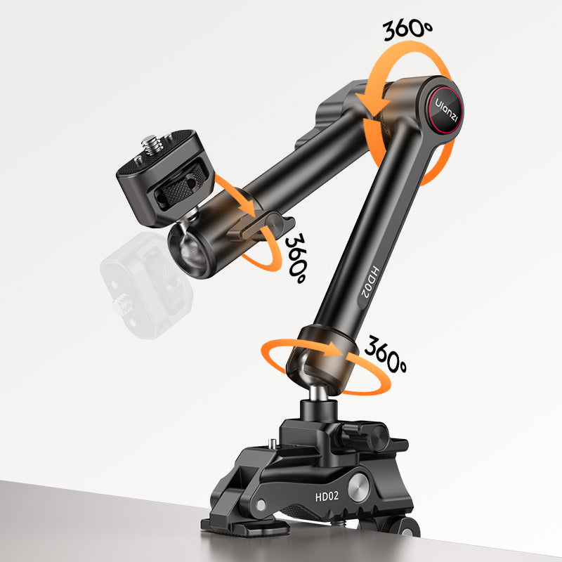 Ulanzi HD02 Magic Arm Kit with Clamp - Black
