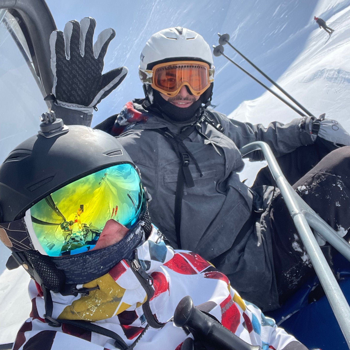 MOJOGEAR Action Camera Mount set Zelfklevend (recht+gebogen) - GoPro-accessoires