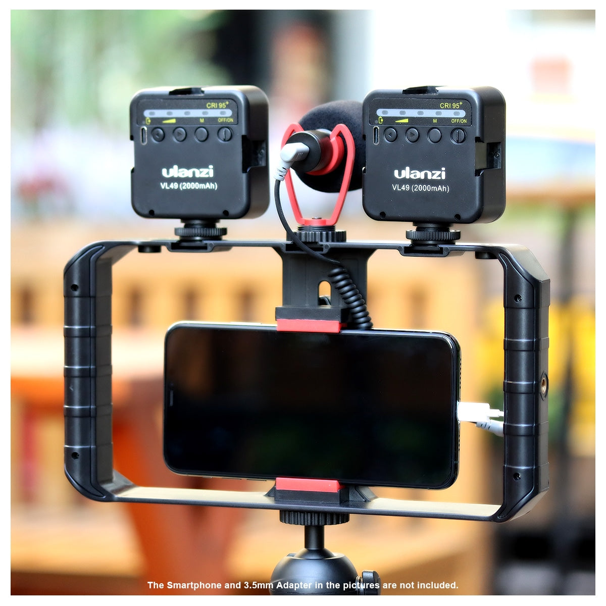 Ulanzi Smartphone Filmmaking KIT: U-Rig Pro, microphone & 2x LED light