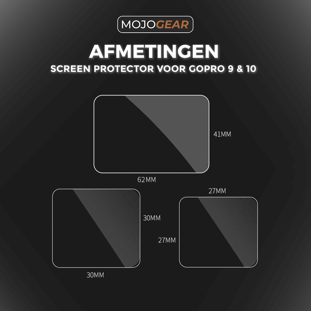MOJOGEAR GoPro beschermset voor GoPro Hero 9 / 10 / 11 / 12 - GoPro Cases & behuizingen