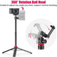 Ulanzi MT-44 Selfiestick Statief voor telefoon en camera - 146cm - Zwart