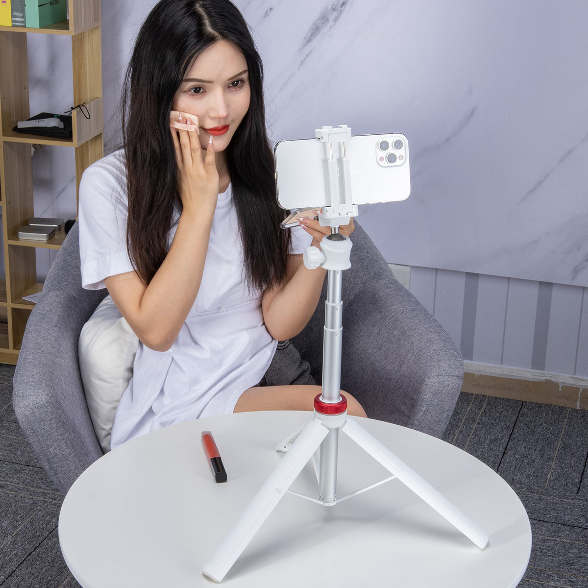 Ulanzi MT-44 Selfie Stick Tripod for Phone and Camera - 146cm - White