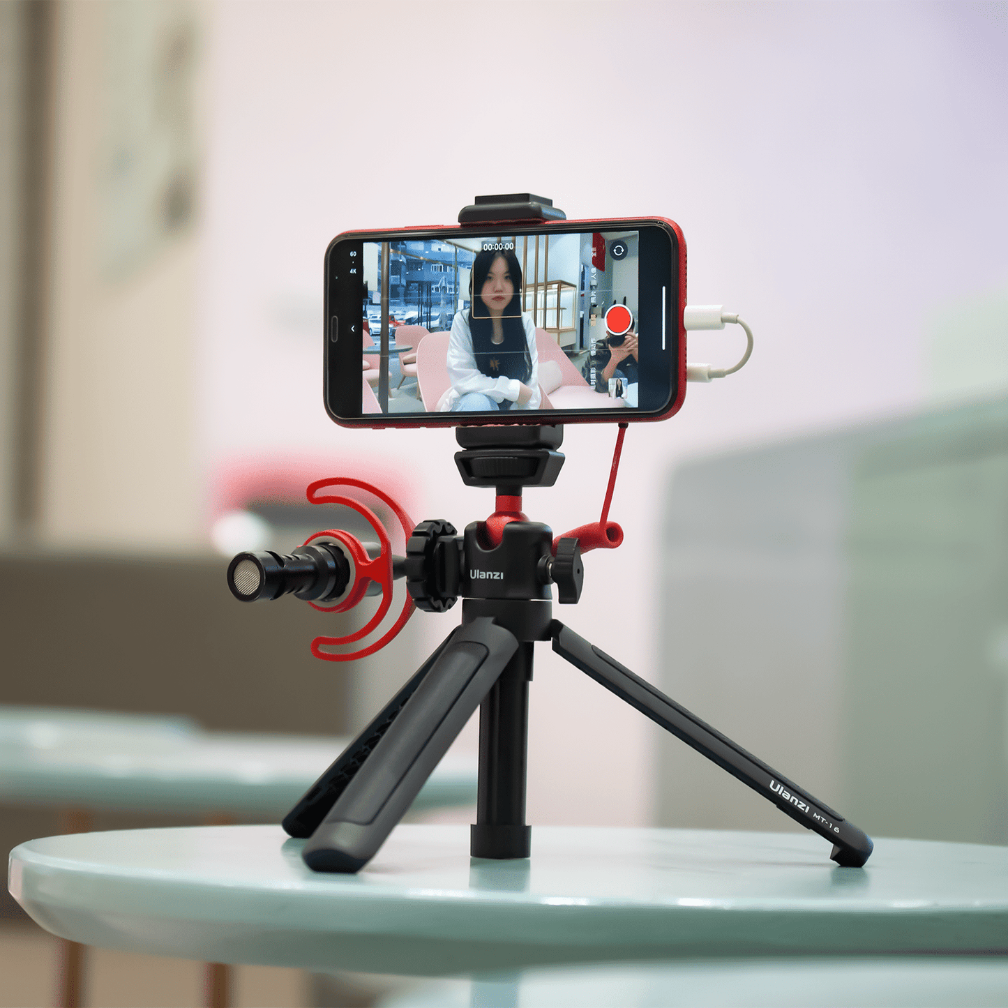 Ulanzi MT-16 Vlogging Tripod, Camera Holder & Selfie stick with cold shoe mount