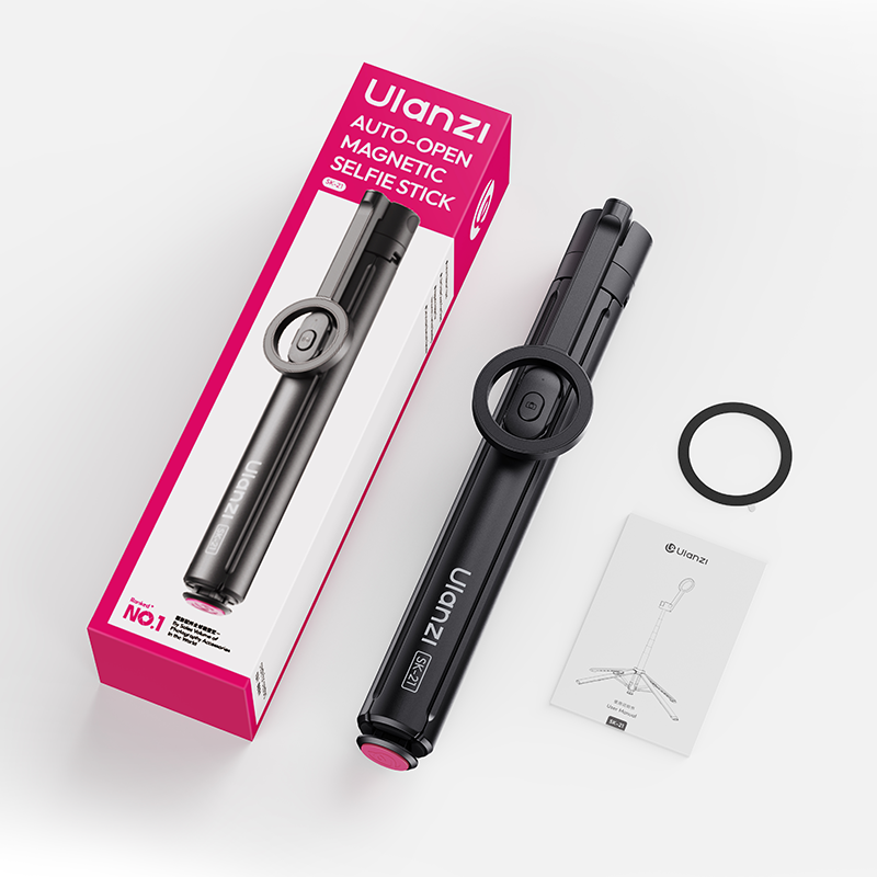 Ulanzi SK-21 Selfie Stick Quadpod 180cm auto-open - Magnetic
