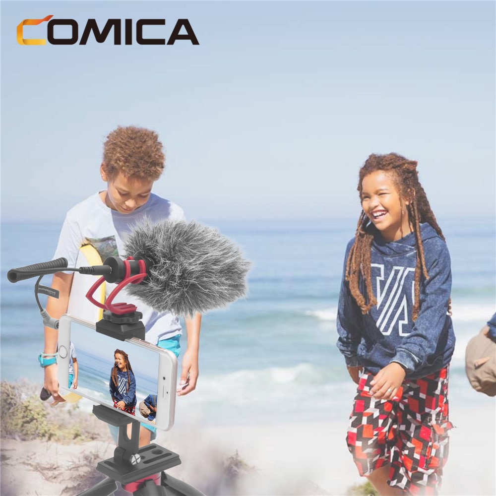 Comica CVM-VM10II richtmicrofoon voor smartphone en camera