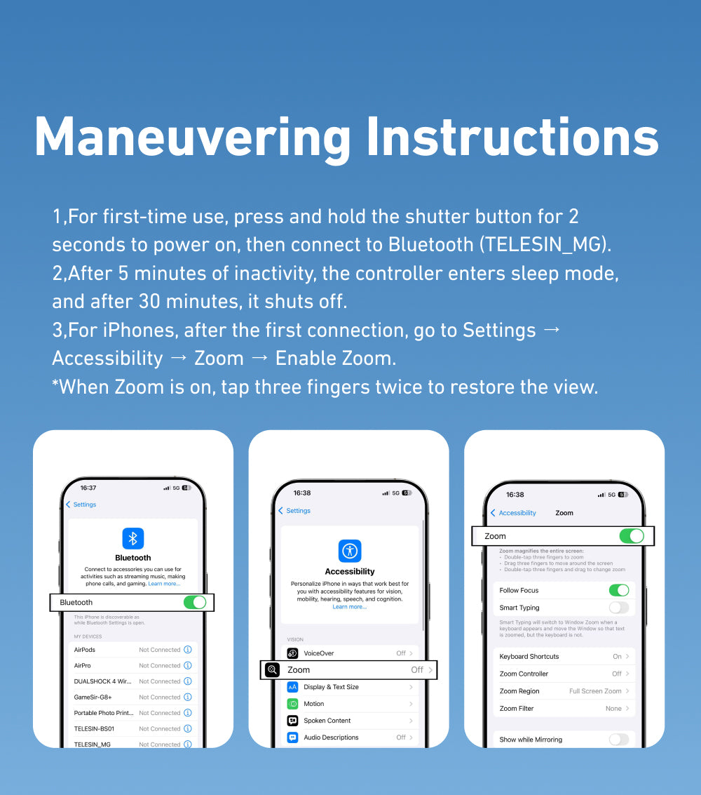 Telesin Fun Shot Magnetic Grip 2 - Black