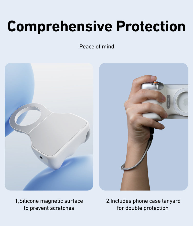 Telesin Fun Shot Magnetic Grip 2 - White