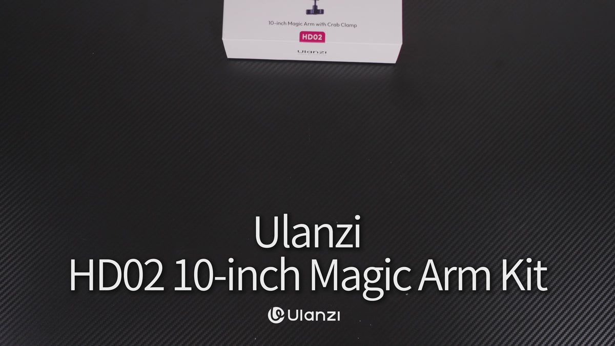 Ulanzi HD02 Magic Arm Kit with Clamp - Black