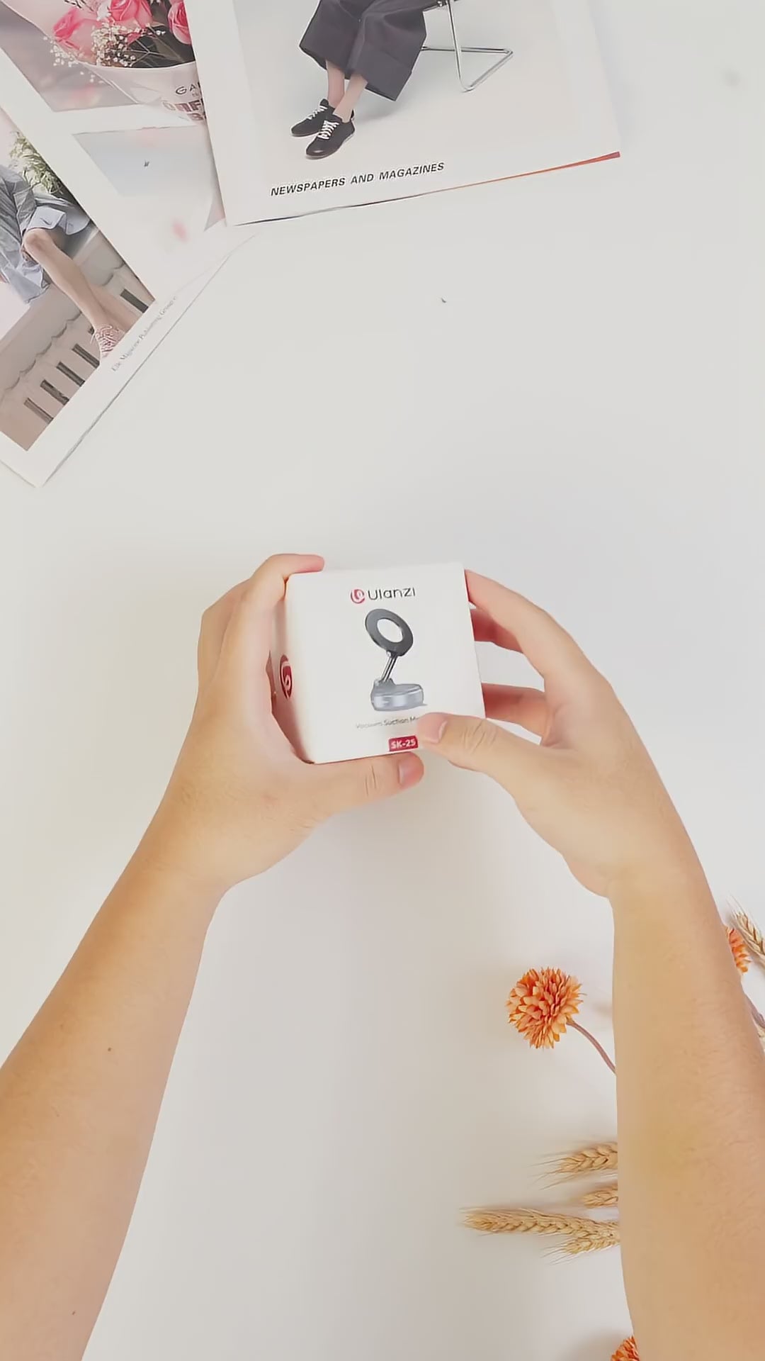 Ulanzi SK-25 MagMount Magnetic Smartphone Suction Cup Holder