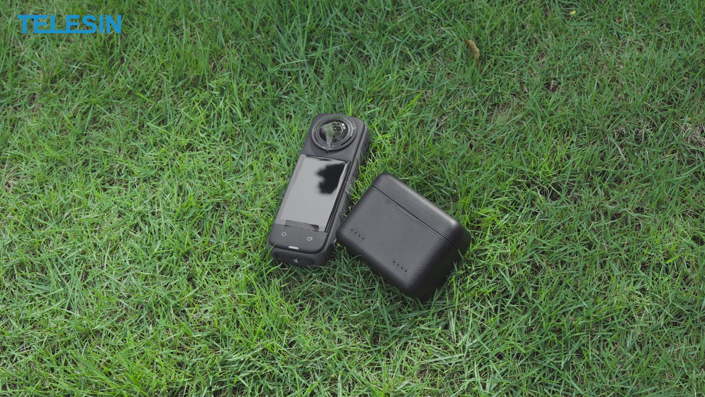 Telesin Oplaadbox voor Insta360 X4 Accu's (2 slots)
