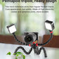 Ulanzi Octopus Vlog Kit: Flexible Tripod, Phone clamp, Microphone & Video light