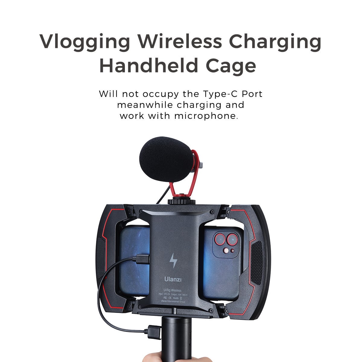 Ulanzi U-RIG Wireless Smartphone Video Rig with wireless charging