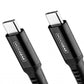 2x MOJOGEAR USB-C naar USB-C kabel 1.5 of 3 meter Extra Sterk [DUOPACK]