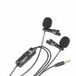 BOYA BY-M1DM Duo lavalier microphone for smartphone and camera