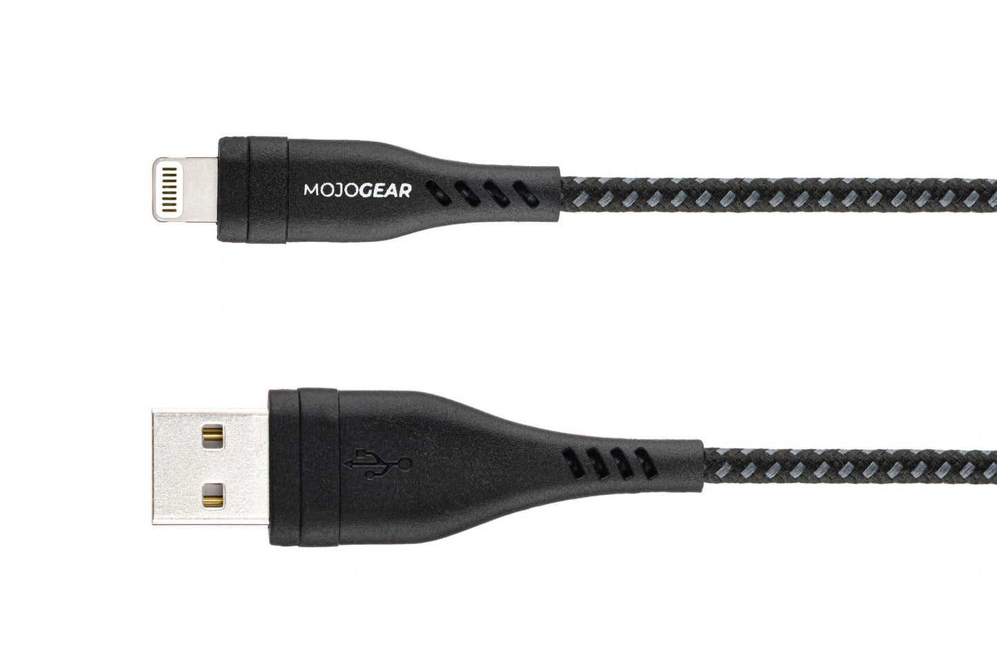 5x MOJOGEAR Apple Lightning naar USB kabel Extra Sterk [VOORDEELVERPAKKING]