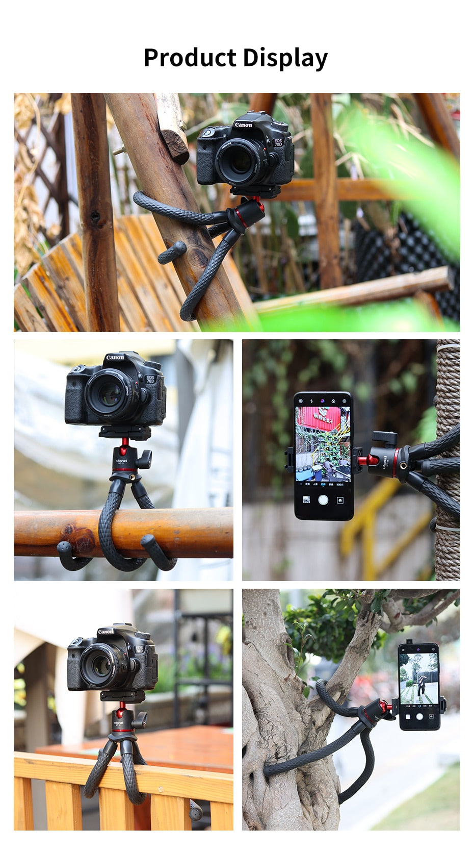 Ulanzi MT-11 flexible tripod XL with extra sturdy legs and built-in phone holder