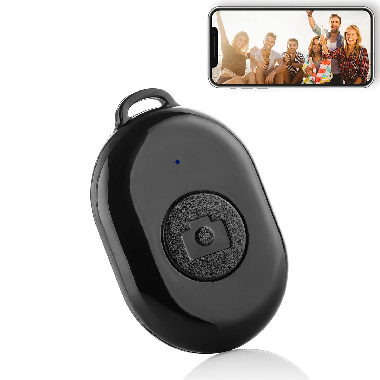 Bluetooth remote shutter afstandsbediening voor smartphone camera - compact - diverse kleuren