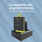 Telesin Triple Batterij Oplader met 2 batterijen voor GoPro 9 / 10 / 11 / 12