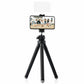 MOJOGEAR tripod with telescopic legs up to 110cm for Smartphone and Camera - with premium phone holder