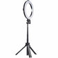 VIJIM Ring lamp with tripod, phone holder and bluetooth remote control