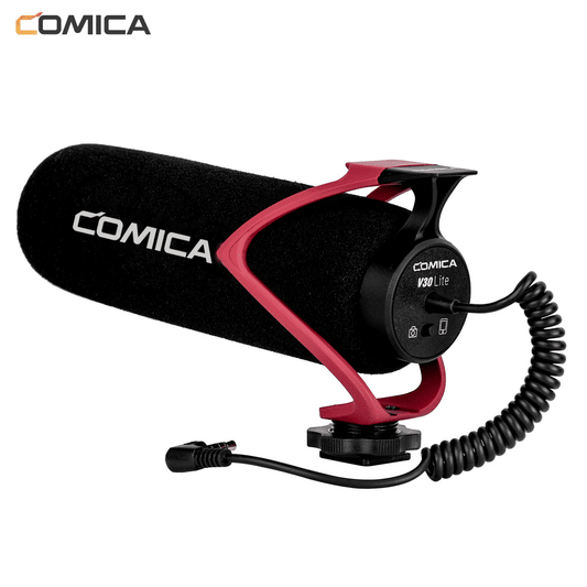 Comica CVM-V30 LITE richtmicrofoon voor camera en smartphone