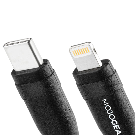 MOJOGEAR Apple Lightning to USB-C cable extra strong