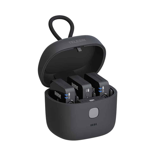 Telesin Allin charging box for RØDE Wireless GO & Wireless GO II