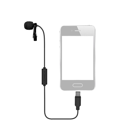 Comica CVM-V01SP (UC) lavalier microphone for smartphones with USB-C connection