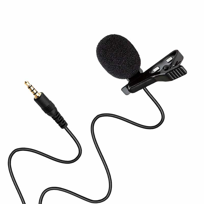 Lavalier microphone for iPhone and Android smartphones